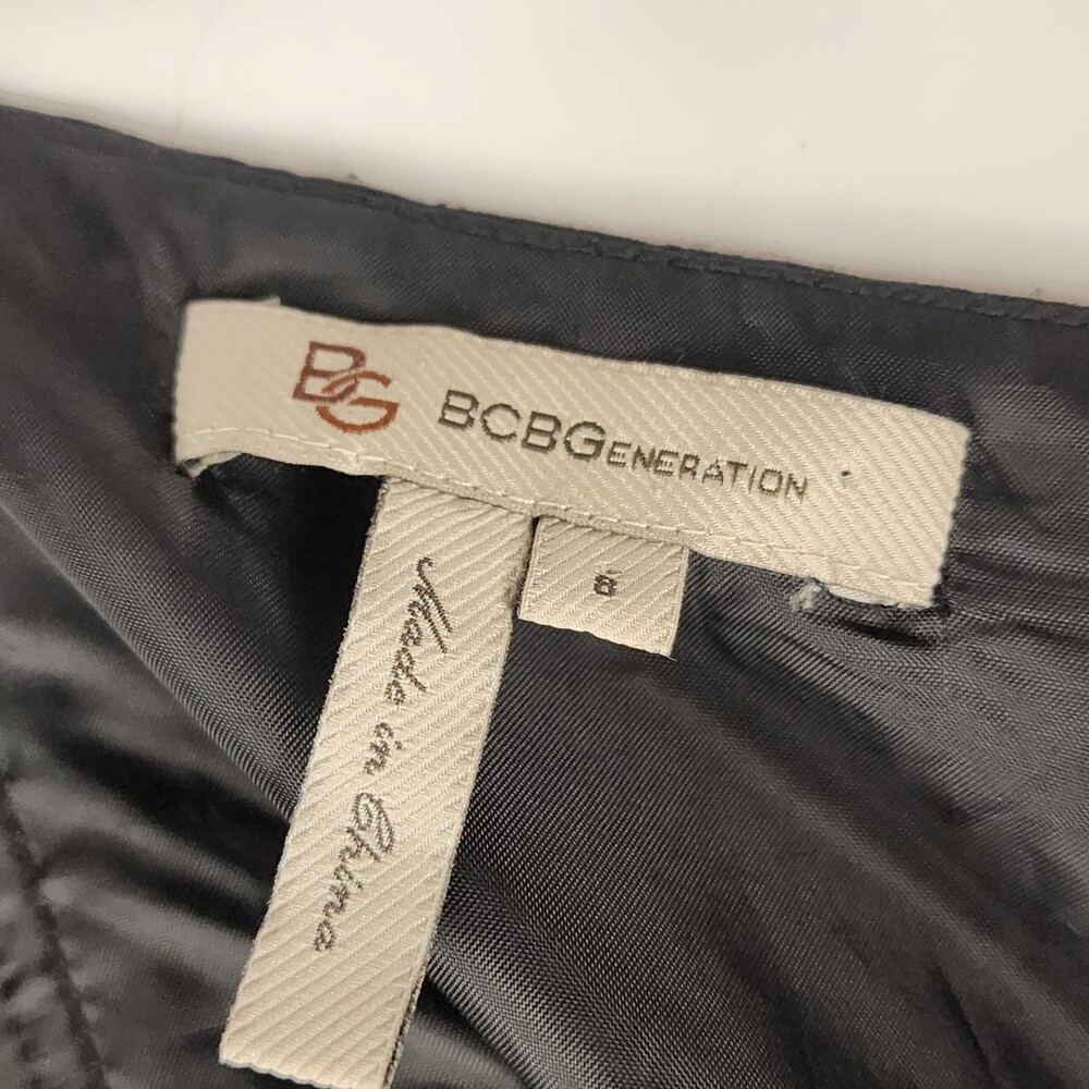 Bcbgeneration Y2k Strapless Side Ruffle Cocktail … - image 5